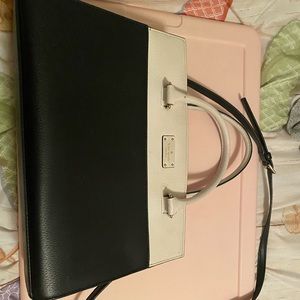 Kate Spade black and white purse